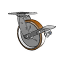 4.08199.931.3 MTG4 BRK1 Colson Swivel Caster