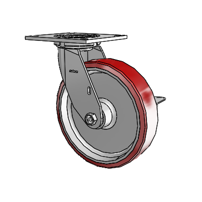 4.08199.931 MTG4 BRK3 WB11 Colson Swivel Caster