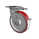 4.08199.931 MTG51 BRK3 WB11 Colson Swivel Caster