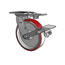 4.08199.931 MTG81 BRK1 Colson Swivel Caster