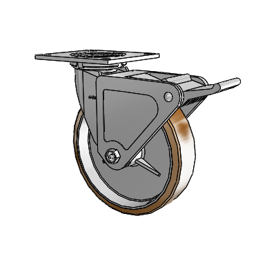 4.08199.935.3 MTG4 BRK2 Colson Swivel Caster