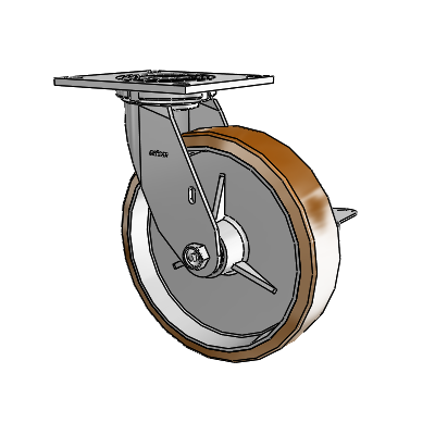4.08199.939.3 MTG4 BRK3 Colson Swivel Caster