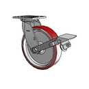 4.08199.939 BRK1 Colson Swivel Caster