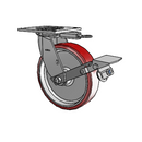 4.08199.939 MTG54 BRK1 Colson Swivel Caster