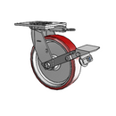 4.08199.939 MTG64 BRK1 Colson Swivel Caster