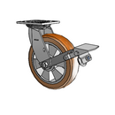 4.08199.93TF BRK1 SEAL Colson Swivel Caster