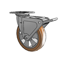 4.08199.93TF BRK2 Colson Swivel Caster