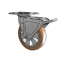 4.08199.93TF MTG2 BRK2 Colson Swivel Caster
