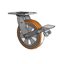 4.08199.93TF MTG4 BRK1 SEAL Colson Swivel Caster
