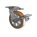 4.08199.93TF MTG61 BRK1 Colson Swivel Caster
