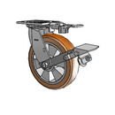 4.08199.93TF MTG81 BRK1 Colson Swivel Caster