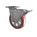 4.08199.93TS BRK2 Colson Swivel Caster