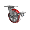 4.08199.93TS MTG2 BRK1 Colson Swivel Caster