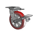 4.08199.93TS MTG61 BRK1 Colson Swivel Caster