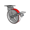 4.08199.941.7 BRK1 Colson Swivel Caster