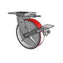 4.08199.941.7 MTG64 BRK1 Colson Swivel Caster