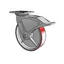 4.08199.945.7 BRK4 Colson Swivel Caster