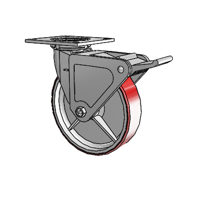 4.08199.945.7 MTG4 BRK2 Colson Swivel Caster