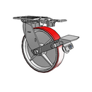 4.08199.945.7 MTG81 BRK1 Colson Swivel Caster