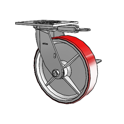 4.08199.949.7 MTG54 BRK3 Colson Swivel Caster