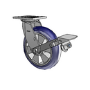 4.08199.96TF BRK1 Colson Swivel Caster