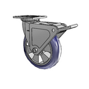 4.08199.96TF BRK2 Colson Swivel Caster