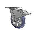 4.08199.96TF MTG4 BRK4 Colson Swivel Caster