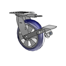 4.08199.96TF MTG51 BRK1 Colson Swivel Caster