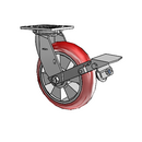 4.08199.96TS BRK1 Colson Swivel Caster