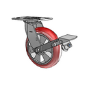 4.08199.96TS MTG2 BRK1 Colson Swivel Caster