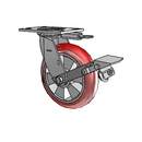 4.08199.96TS MTG52 BRK1 Colson Swivel Caster