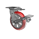 4.08199.96TS MTG61 BRK1 Colson Swivel Caster