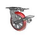 4.08199.96TS MTG81 BRK1 Colson Swivel Caster