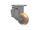 40PM05228R80A Albion Rigid Caster