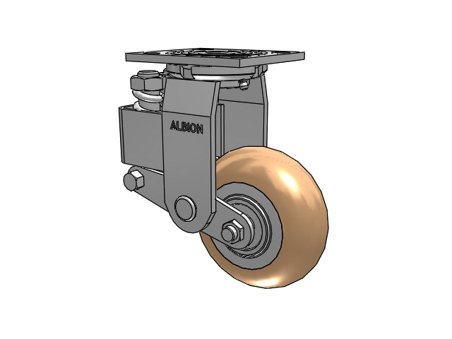 40PM05228S80A Albion Swivel Caster