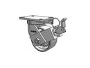 410CA06501SFBBL Albion Swivel Caster