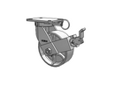 410CA08509SFBBL Albion Swivel Caster