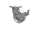 410CA08509SFBB Albion Swivel Caster