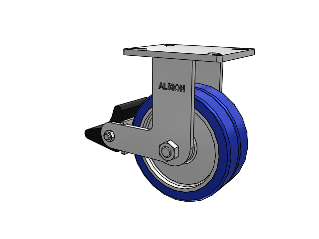 410EZ08528RPLB Albion Rigid Caster