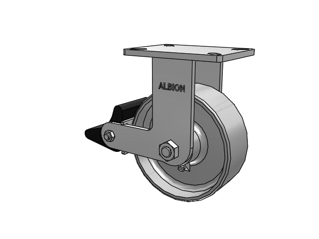 410FS08501RPLB Albion Rigid Caster