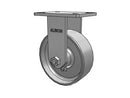Kingpinless 8"x3" Forged Steel Wheel Rigid Caster with 7.25"x5.25" Plate