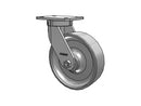 Kingpinless 10"x3" Forged Steel Wheel Caster with 7.25"x5.25" Plate