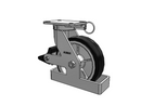 410MR10501SPLBTOL Albion Swivel Caster