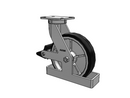 410MR12509SPLBTO Albion Swivel Caster