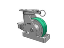 410PD08501SPATKPTOL Albion Swivel Caster