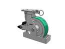 410PD10501SPATKPLBTOL Albion Swivel Caster