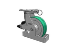 410PD10501SPLBTOL Albion Swivel Caster