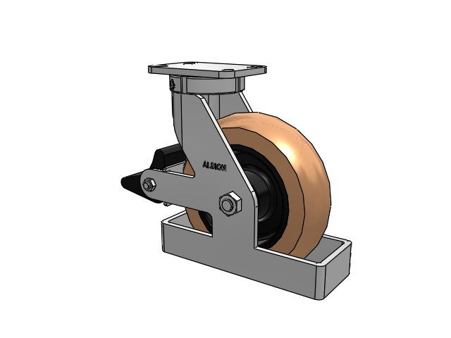 410PR10528SPATKPLBTO Albion Swivel Caster