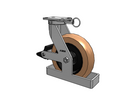 410PR12528SPATKPLBTOL Albion Swivel Caster