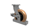 410PR12528SPATKPTO Albion Swivel Caster